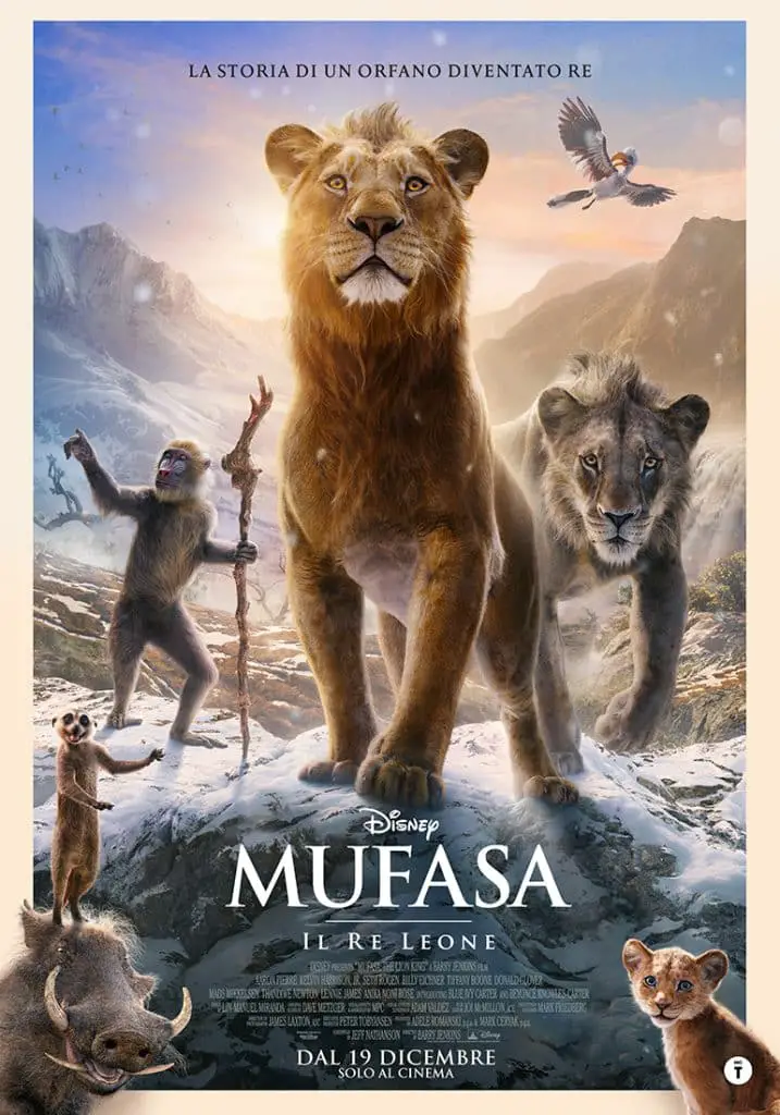 Mufasa: incredibile cast vocale per il film del 19 dicembre