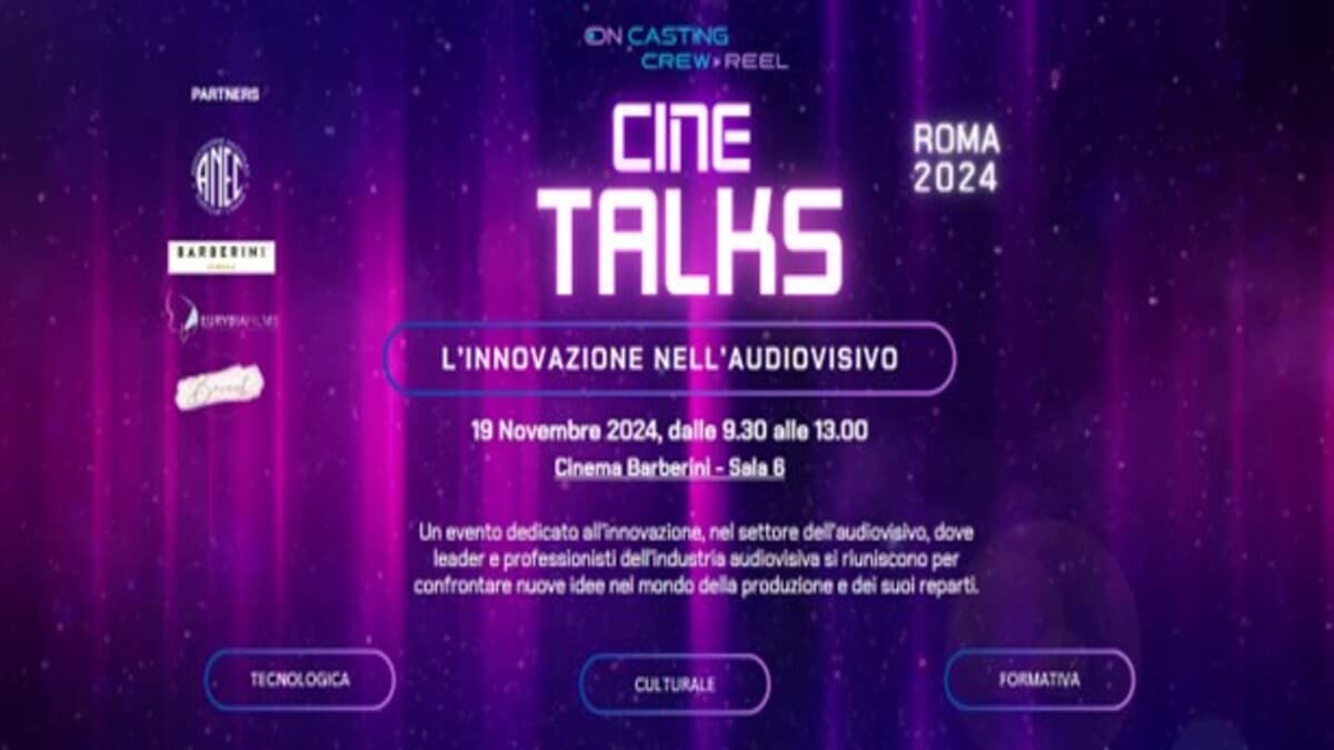 Cine talks 2024: l’audiovisivo italiano guarda al futuro
