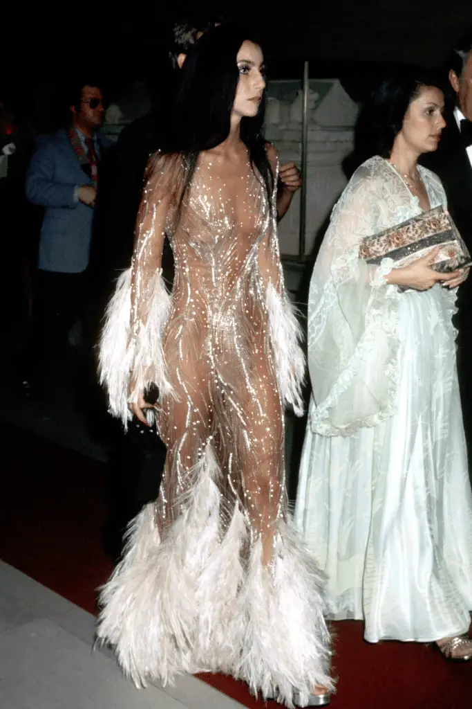 Cher al met gala 1974