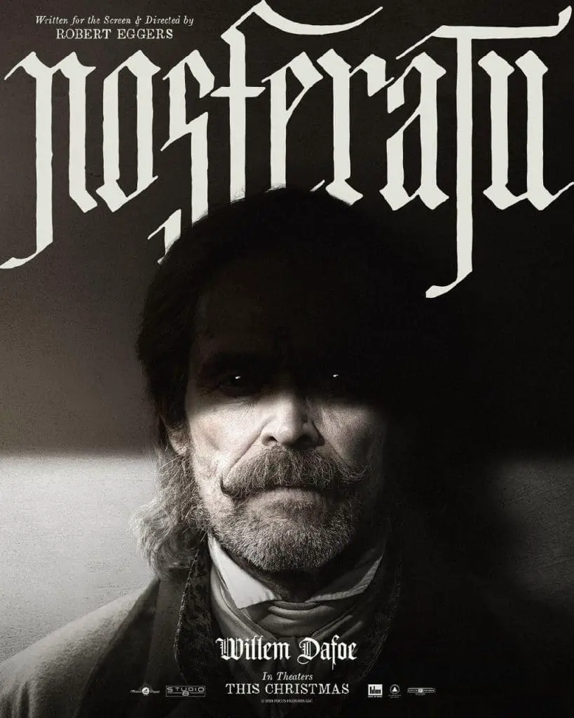 Nuove inquietanti locandine per nosferatu di robert eggers