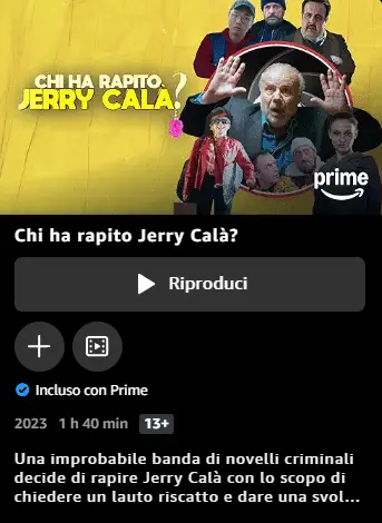 Chi ha rapito jerry calà?