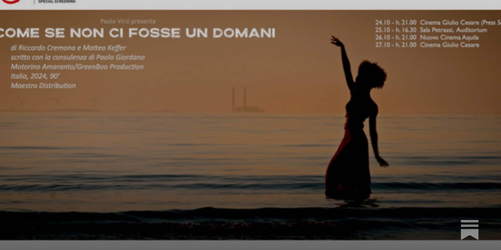 Come se non ci fosse un domani. Un film per non dimenticare il futuro