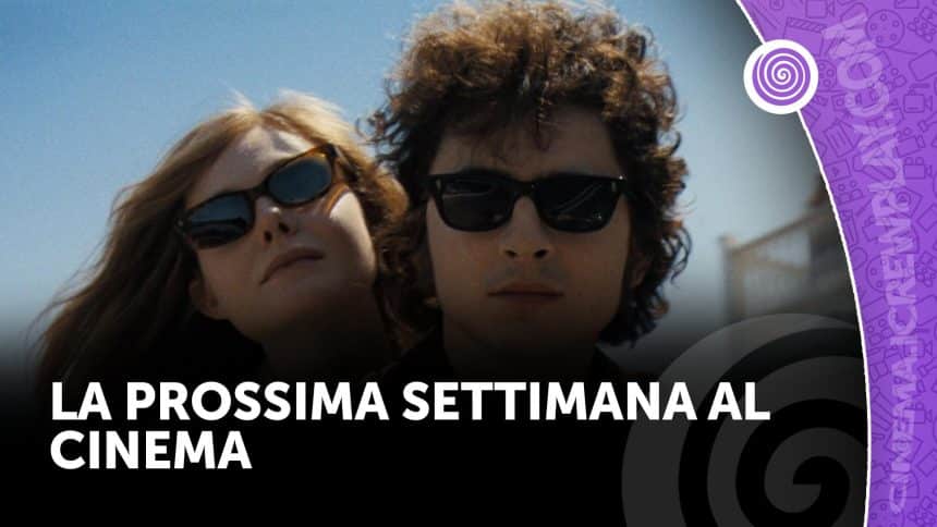 La prossima settimana al cinema