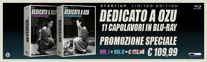 Dedicato a ozu: 5 film restaurati in blu ray, la nuova start up cg