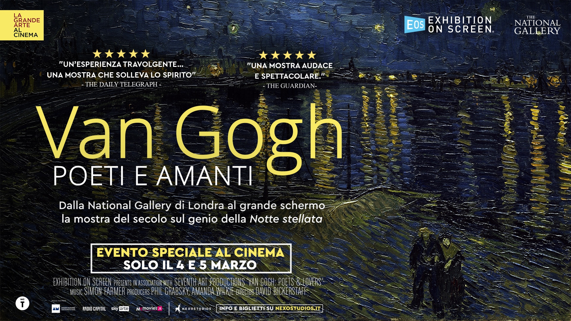 Van gogh poeti e amanti, evento speciale al cinema il 4 e 5 marzo