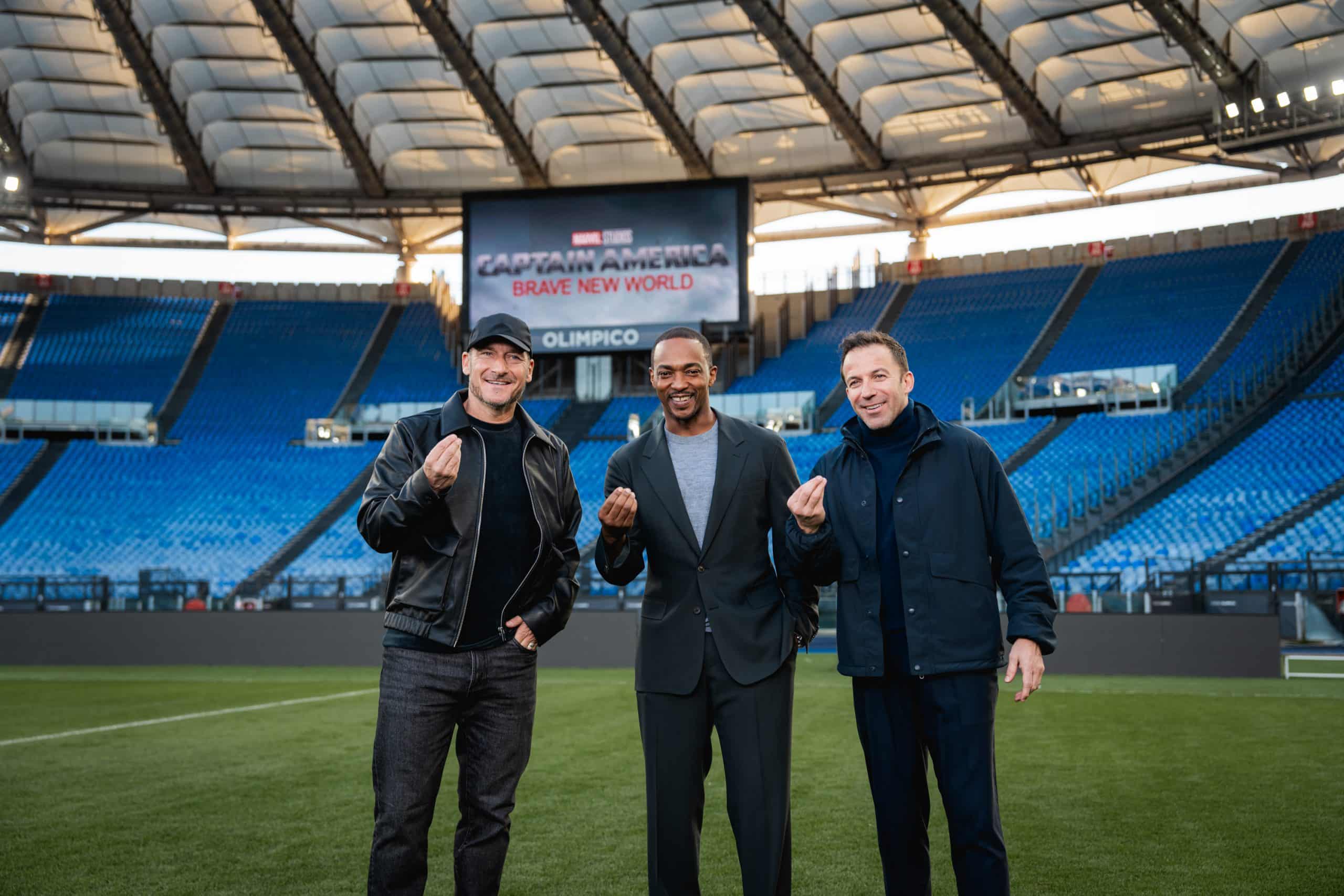 Captain america: fenomenale incontro con 2 capitani