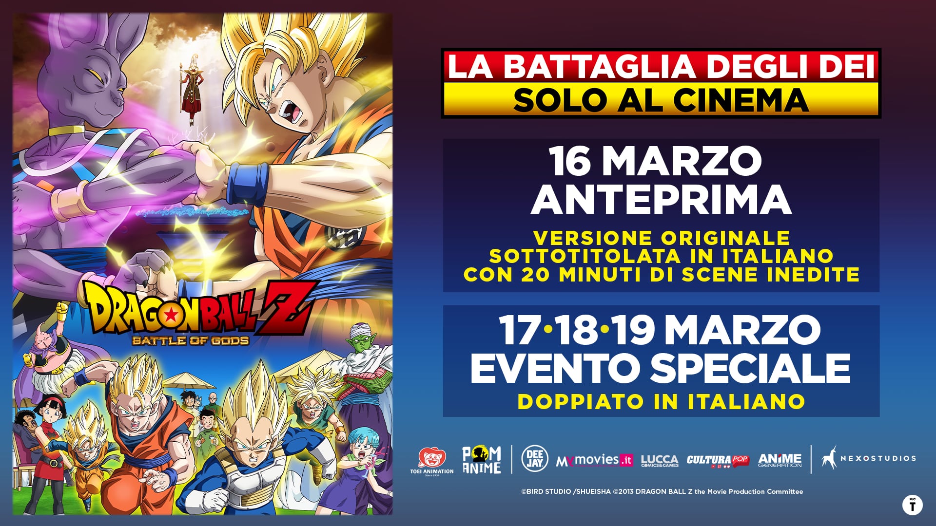 Dragon ball z: leggendario evento al cinema dal 16 marzo