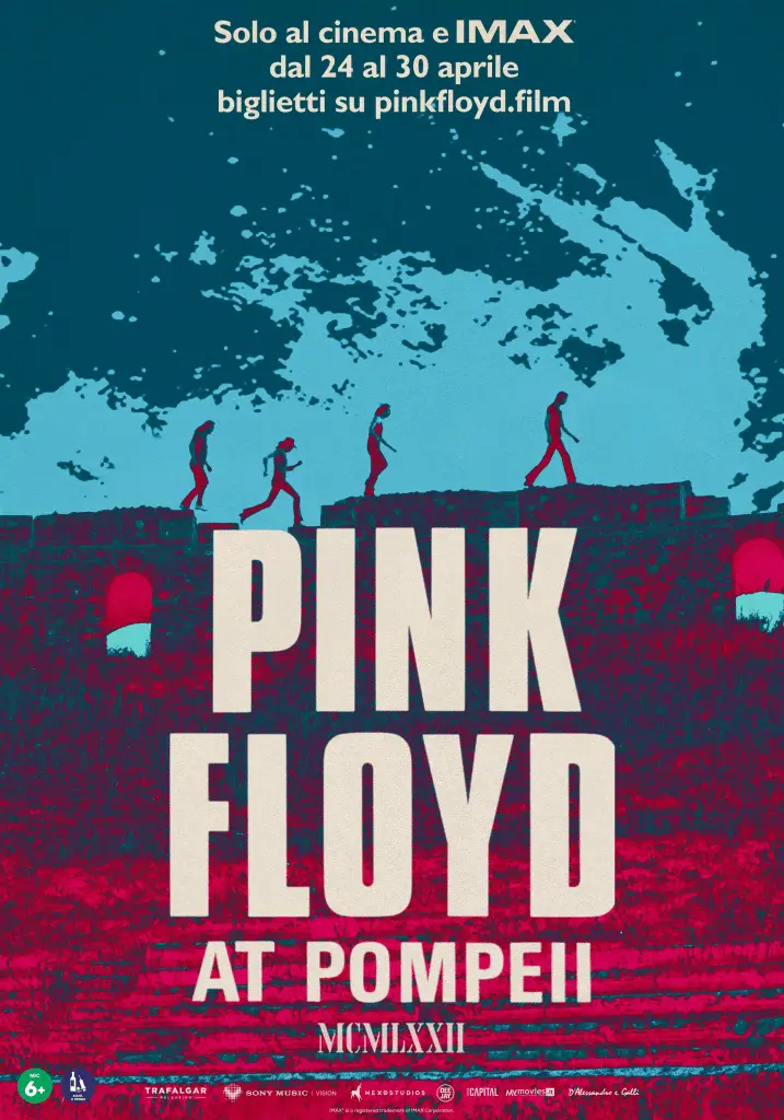 Pink floyd live at the pompeii poster