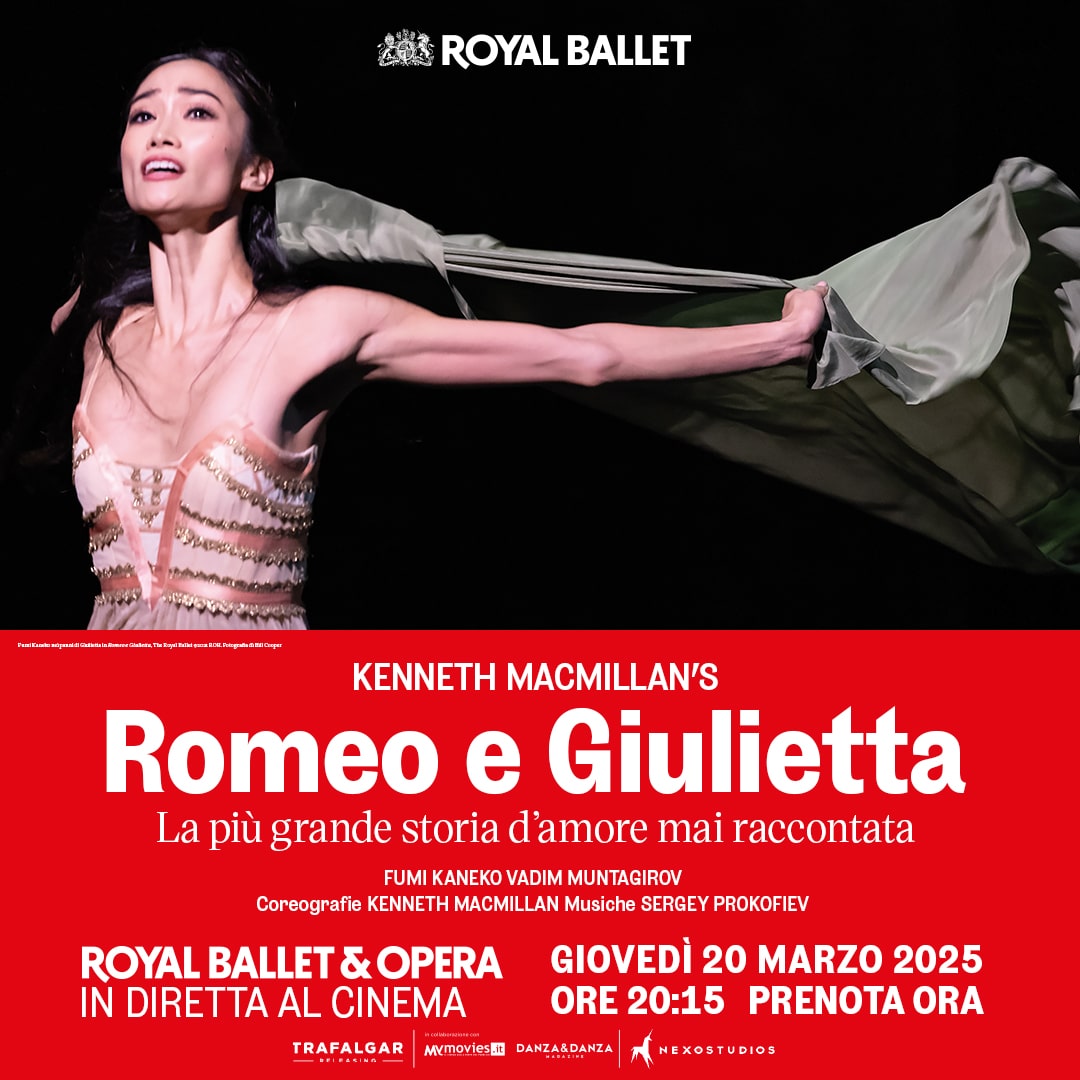 Romeo e giulietta del royal ballet giovedì 20 marzo al cinema