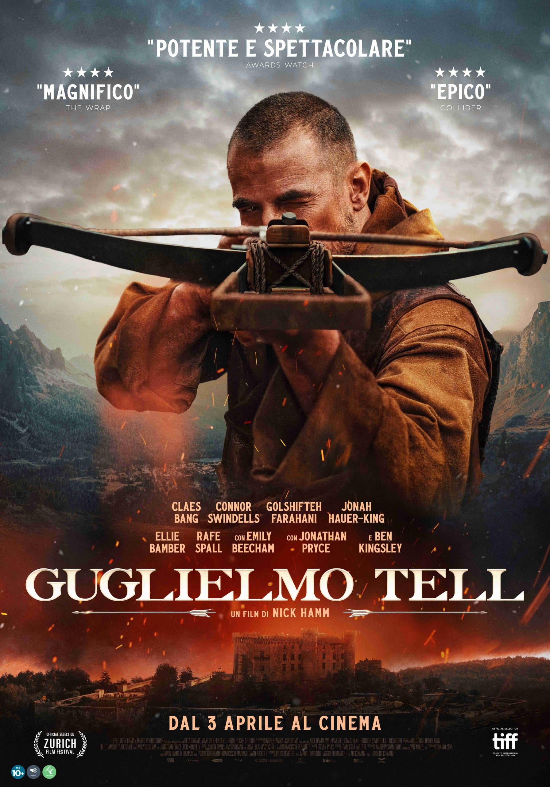 Guglielmo tell dal 3 aprile al cinema