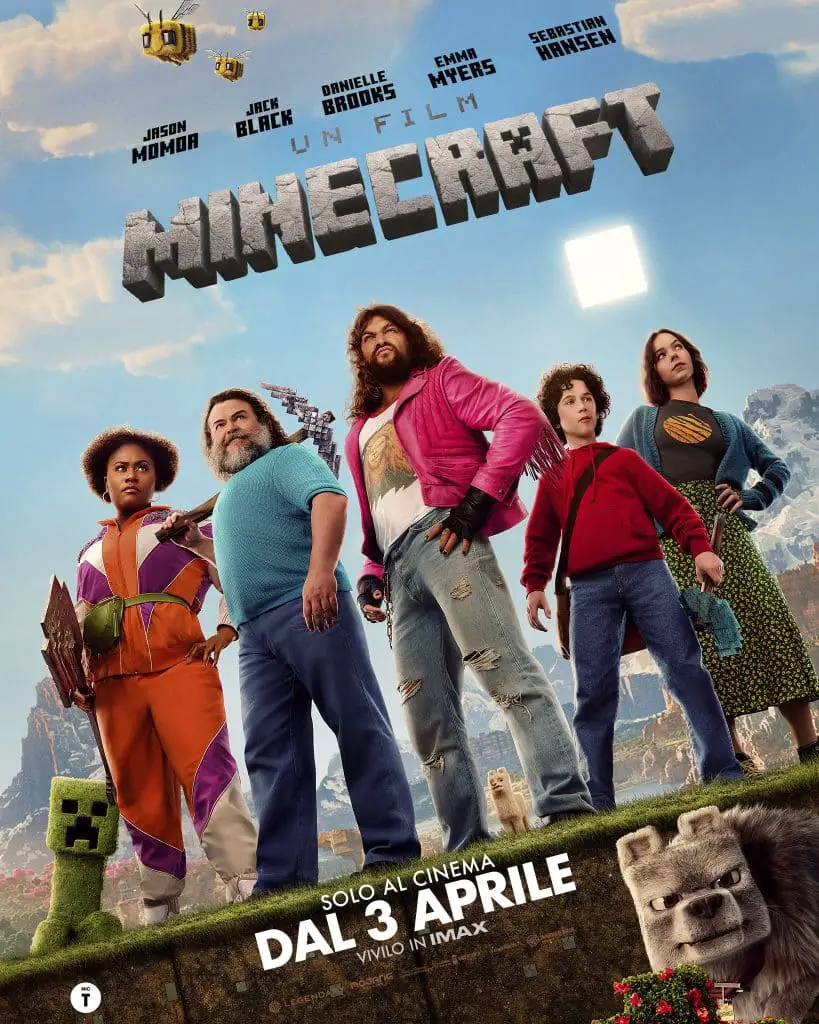 Minecraft: incredibile trailer del film in sala il 3 aprile