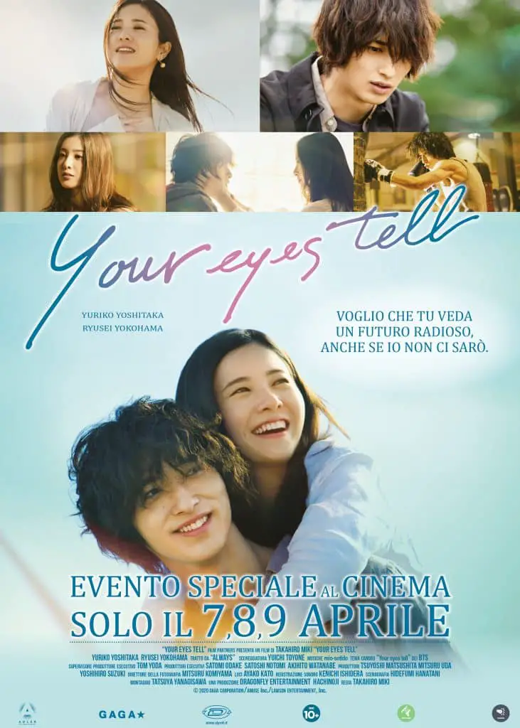 Your eyes tell: incredibile teen drama per 3 giorni in sala