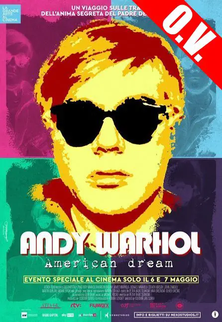 La prossima settimana al cinema Andy warhol. American dream