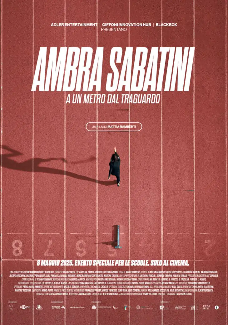 La prossima settimana al cinema Ambra sabatini - a un metro dal traguardo