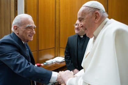 Papa francesco martin scorsese