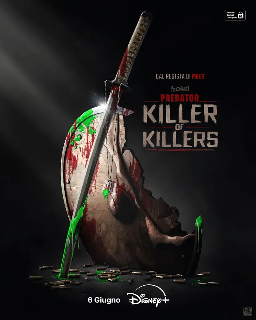 Predator killer of killers trailer, 6 giugno disney plus Predator killer of killers poster