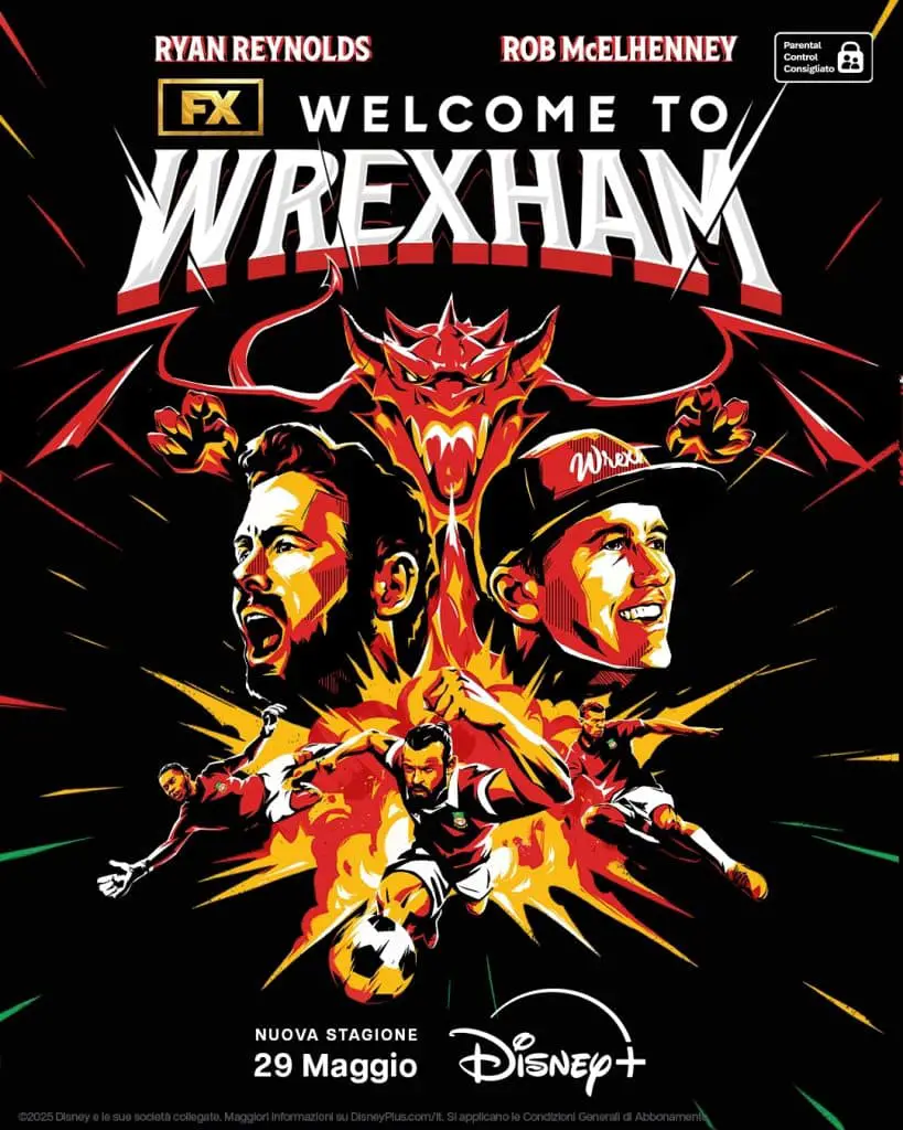 Welcome to wrexham 4, nuova key art: dal 29 maggio in esclusiva su disney+ Welcome to wrexham 4 disney+ release date