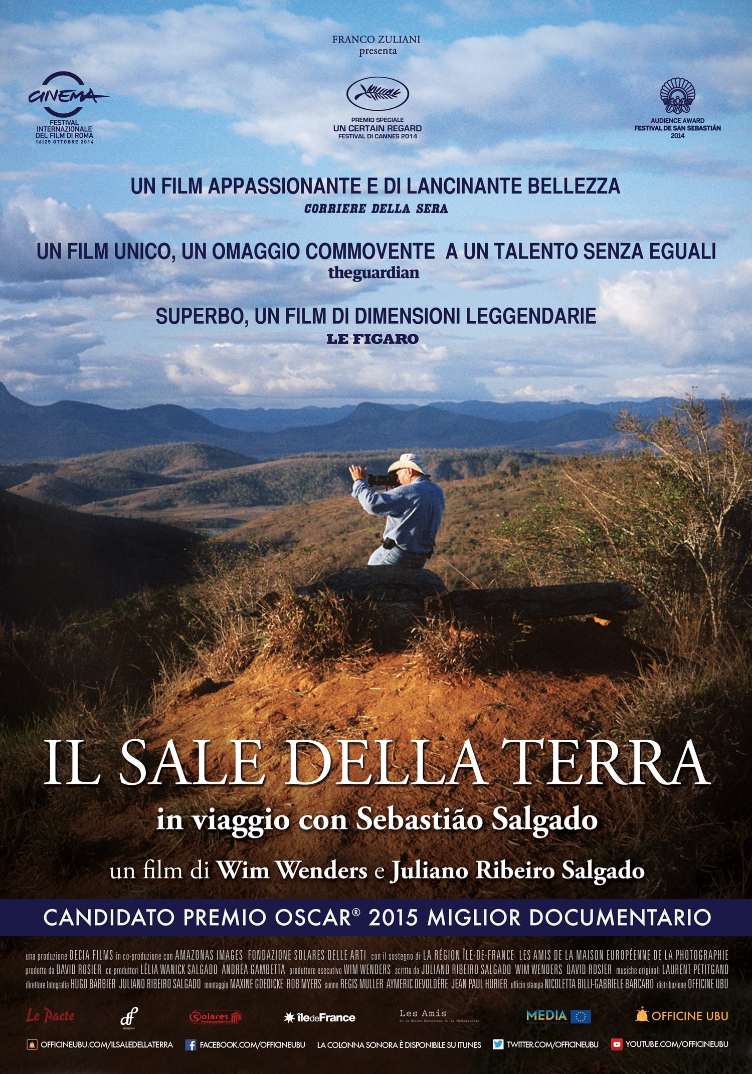 Il sale della terra da oggi di nuovo al cinema Il sale della terra da oggi di nuovo al cinema