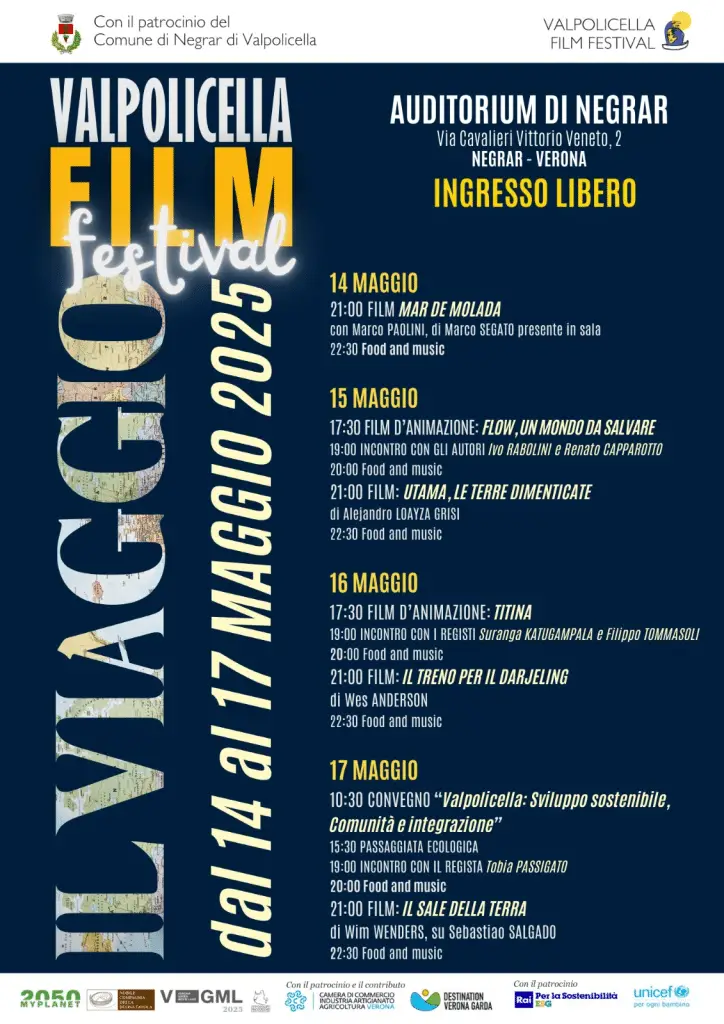 Valpolicella film festival 4a edizione dal 14 maggio all'auditorium del comune di negrar Valpolicella film festival 4a edizione dal 14 maggio all'auditorium del comune di negrar