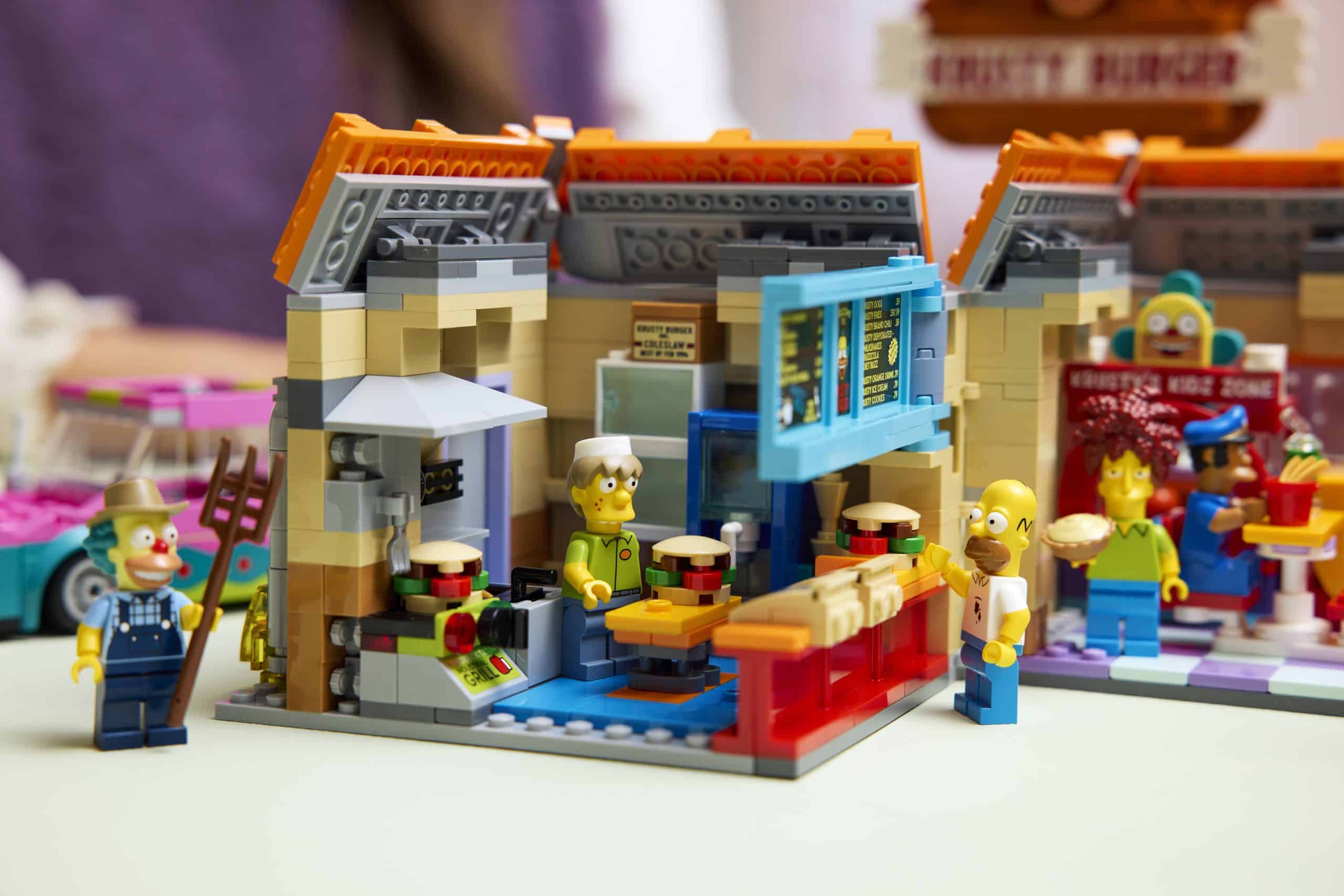 Krusty burger: in arrivo il nuovo set lego icons i simpson