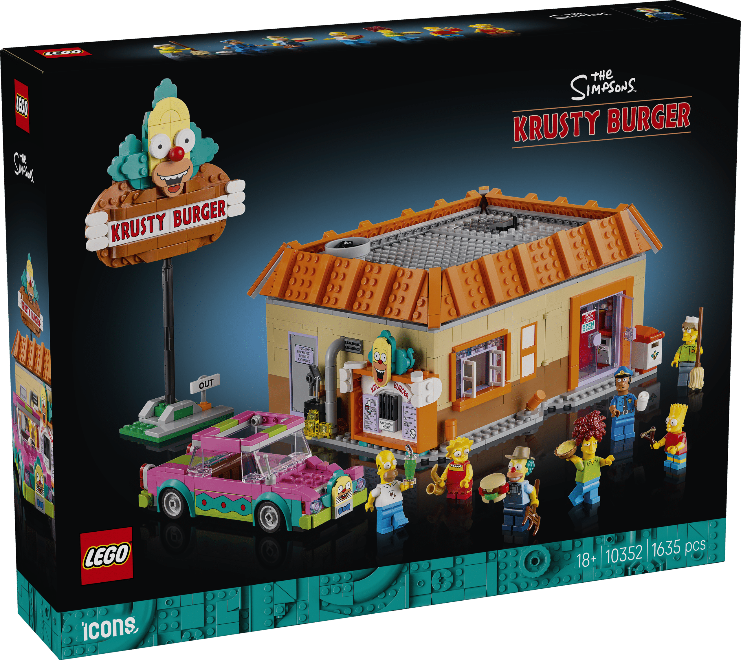 Krusty burger: in arrivo il nuovo set lego icons i simpson Krusty burger: in arrivo il nuovo set lego icons i simpson