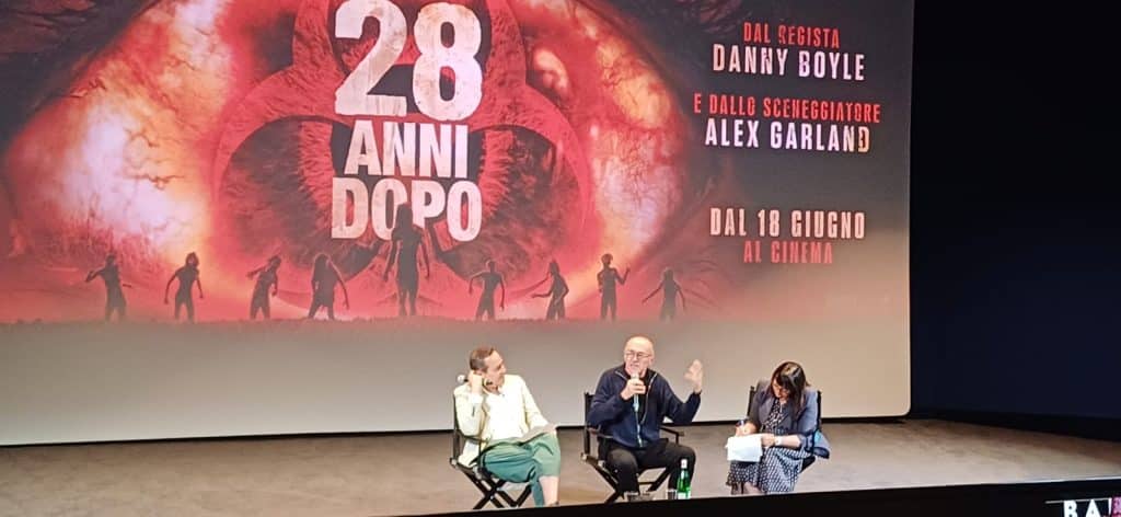 28 anni dopo, il regista danny boyle presenta il film a roma 28 anni dopo danny boyle