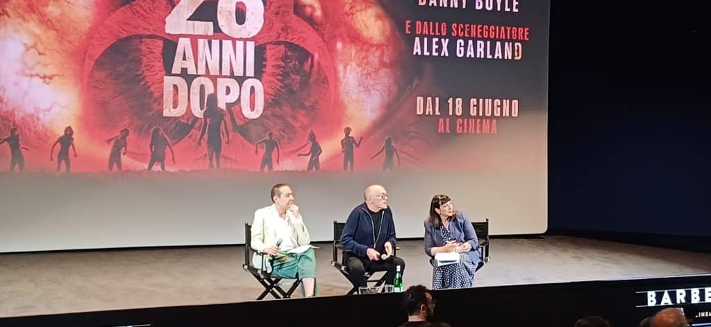 28 anni dopo, il regista danny boyle presenta il film a roma 28 anni dopo danny boyle