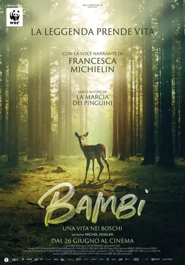 La prossima settimana al cinema Bambi - una vita nei boschi
