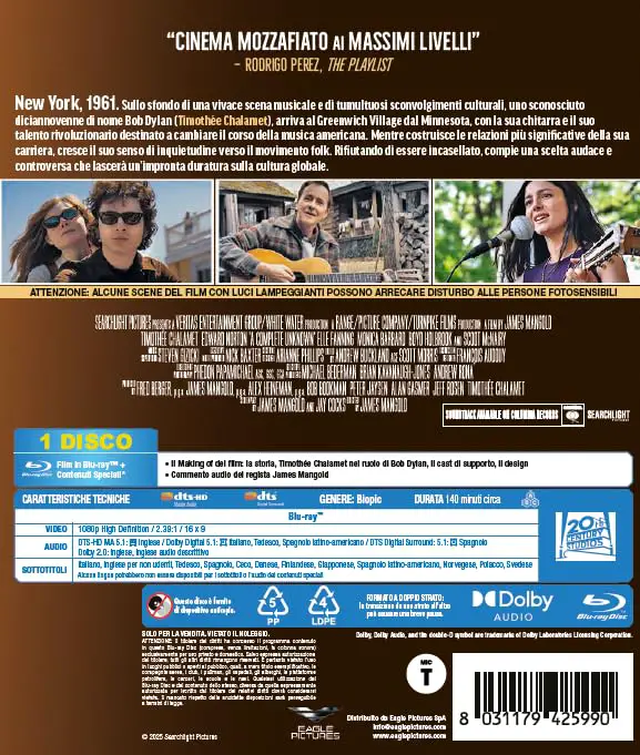 A complete unknown, il film su bob dylan in offerta su amazon A complete unknown