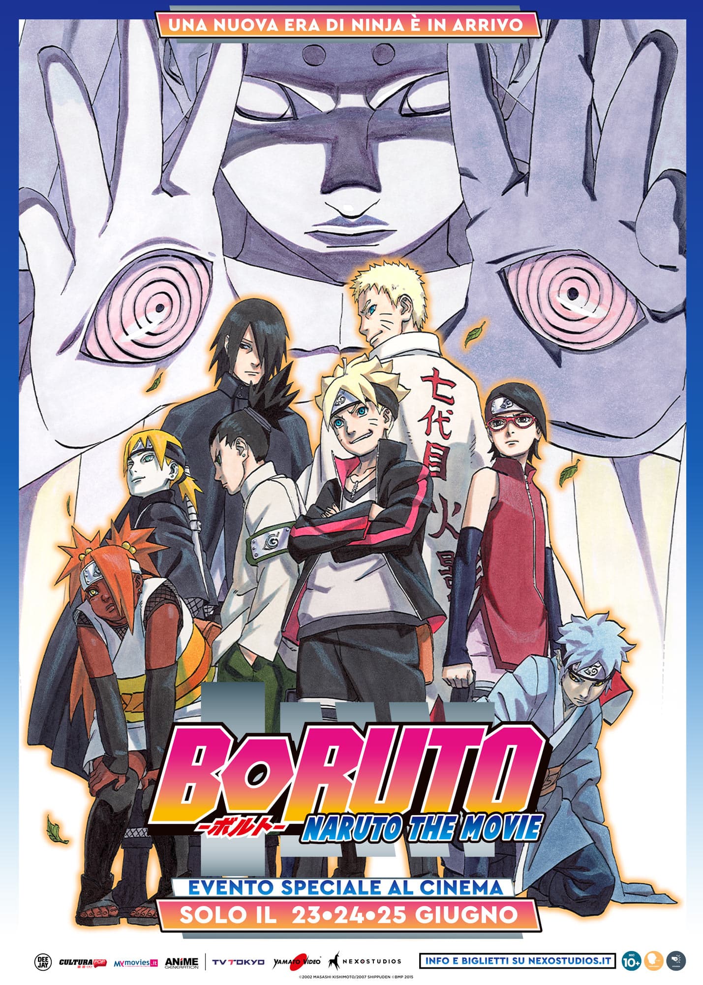 La prossima settimana al cinema Boruto: naruto the movie