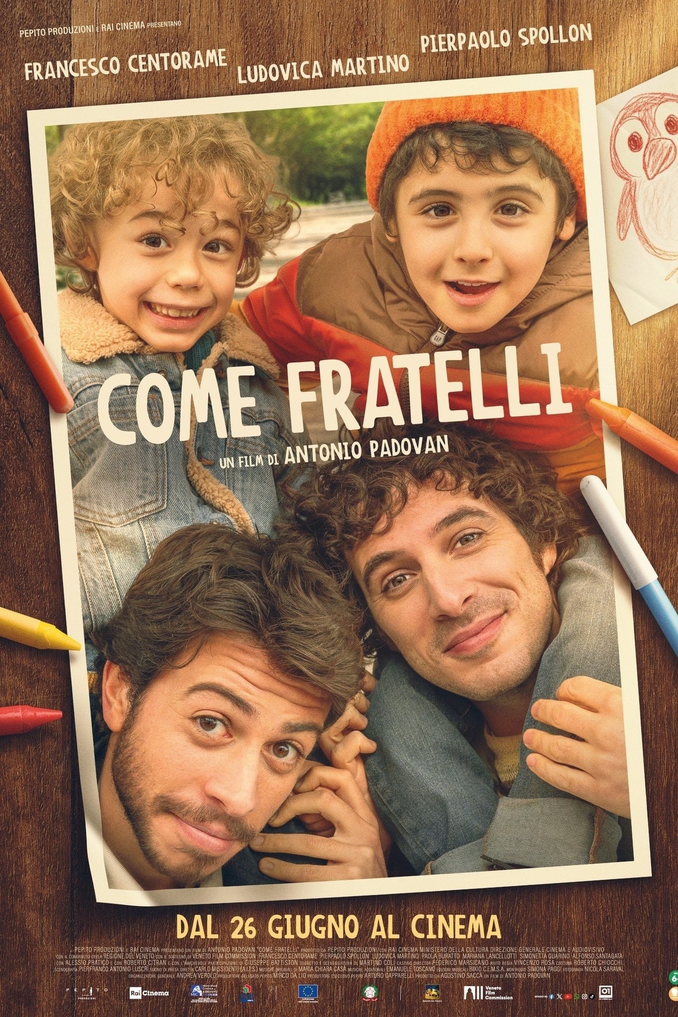 La prossima settimana al cinema Come fratelli