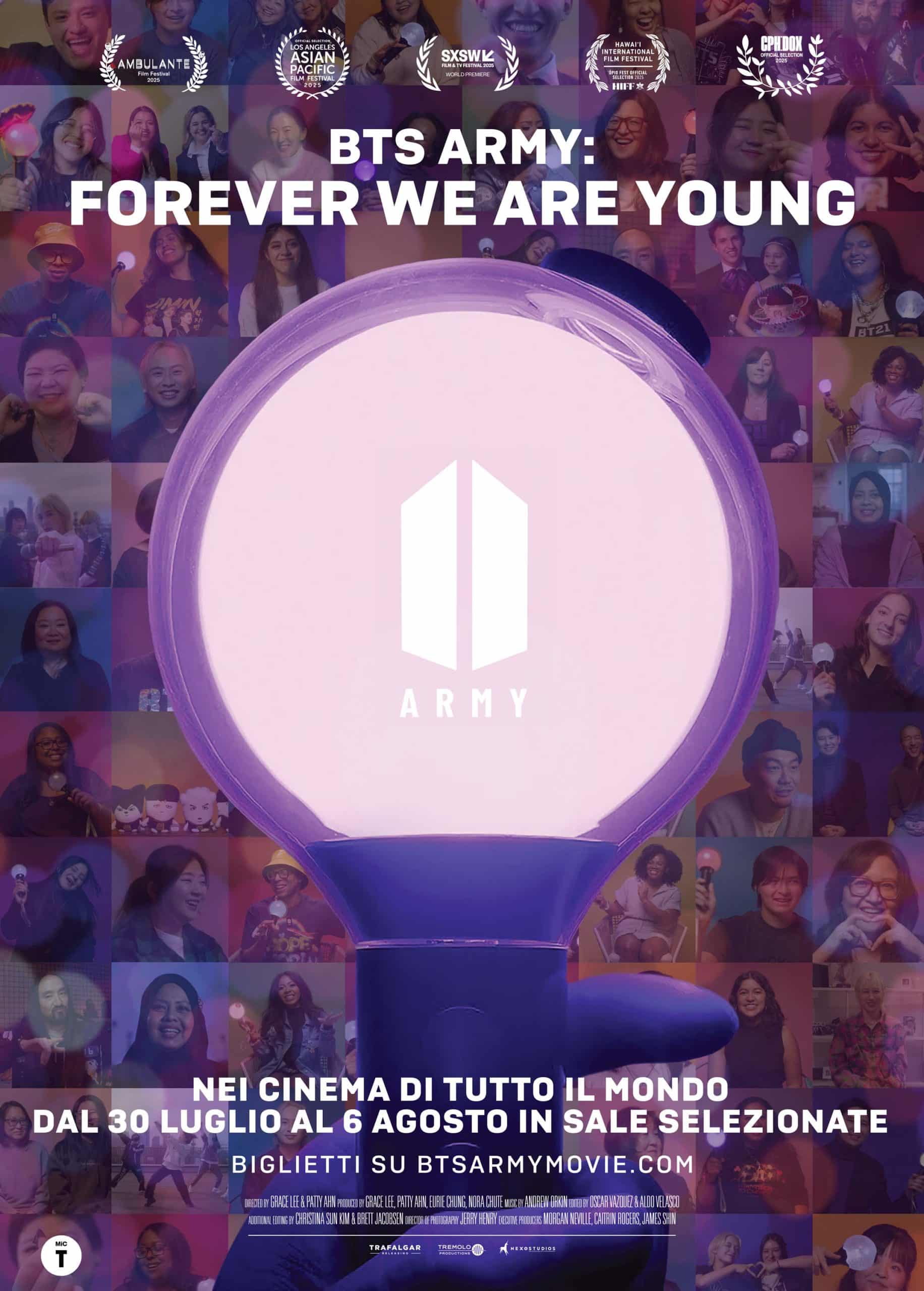 Bts army: forever we are young al cinema dal 30 luglio al 6 agosto Bts army: forever we are young al cinema dal 30 luglio al 6 agosto