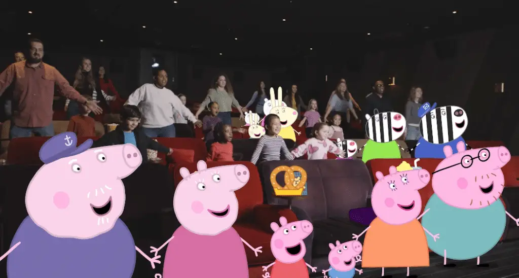 Una sorellina per peppa pig al cinema