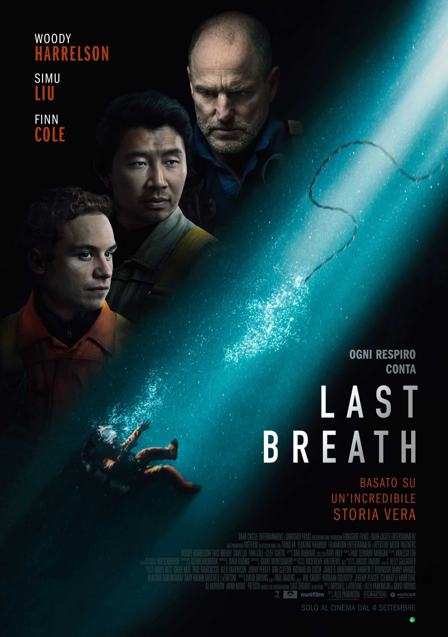 Last breath - ogni respiro conta, al cinema dal 4 settembre Last breath - ogni respiro conta, al cinema dal 4 settembre