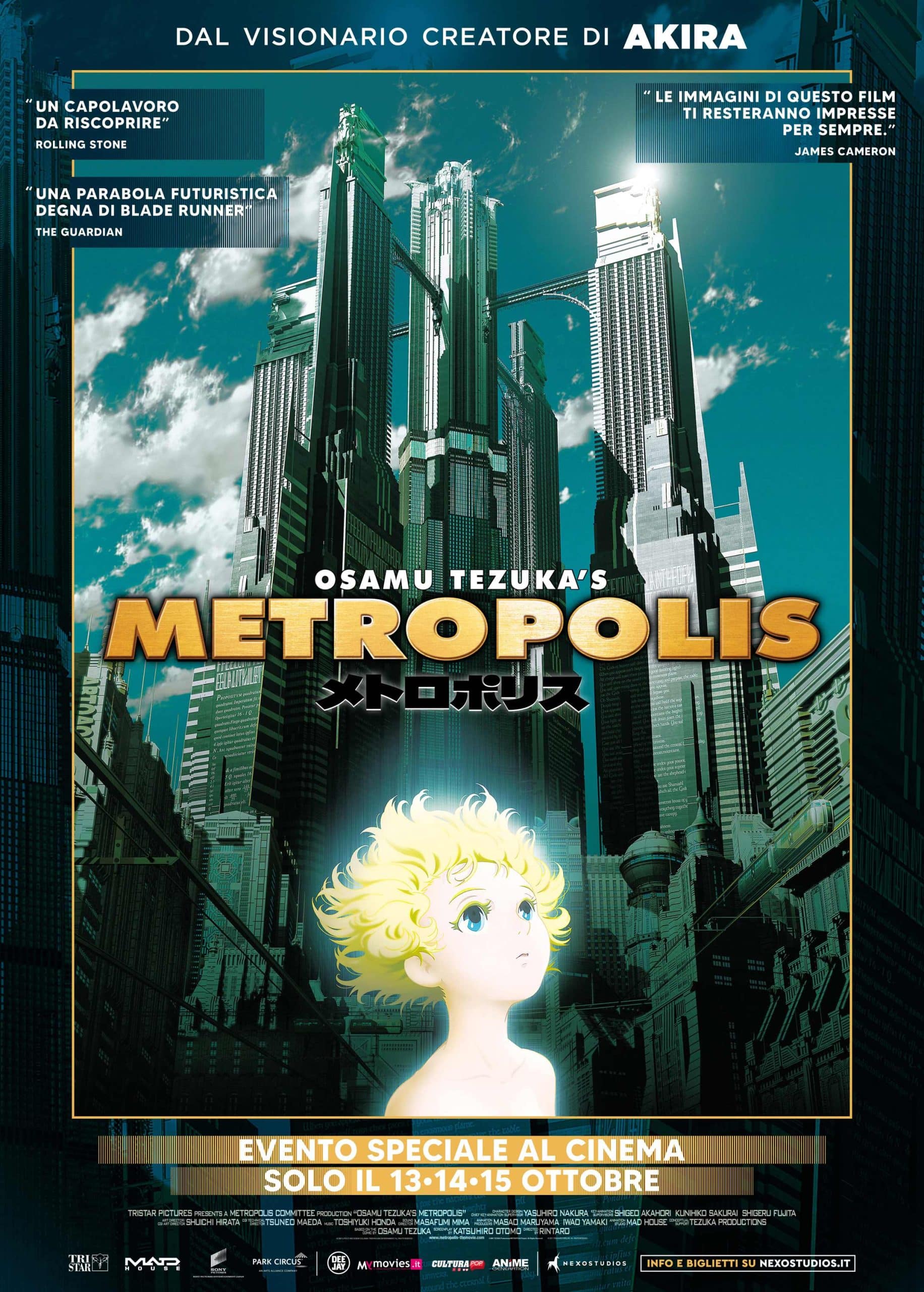 Metropolis: evento speciale al cinema il 13, 14 e 15 ottobre