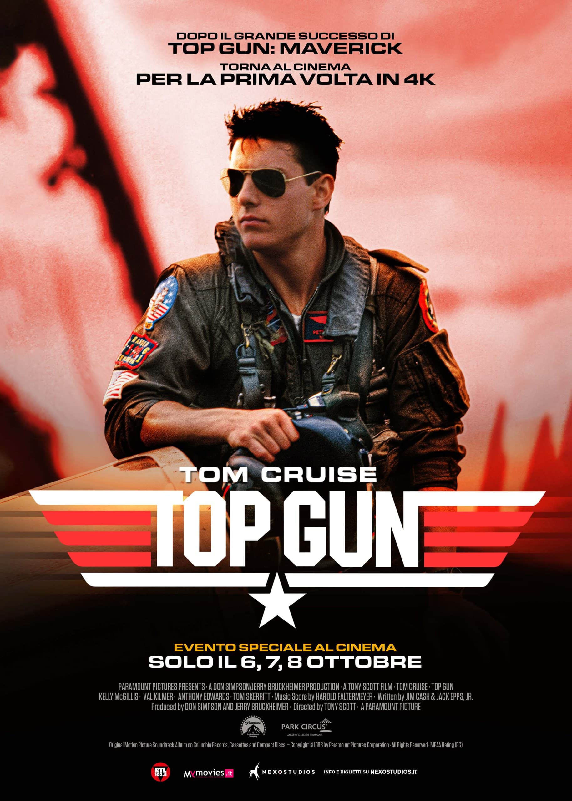 Top gun torna al cinema in versione restaurata 4k Top gun torna al cinema in versione restaurata 4k