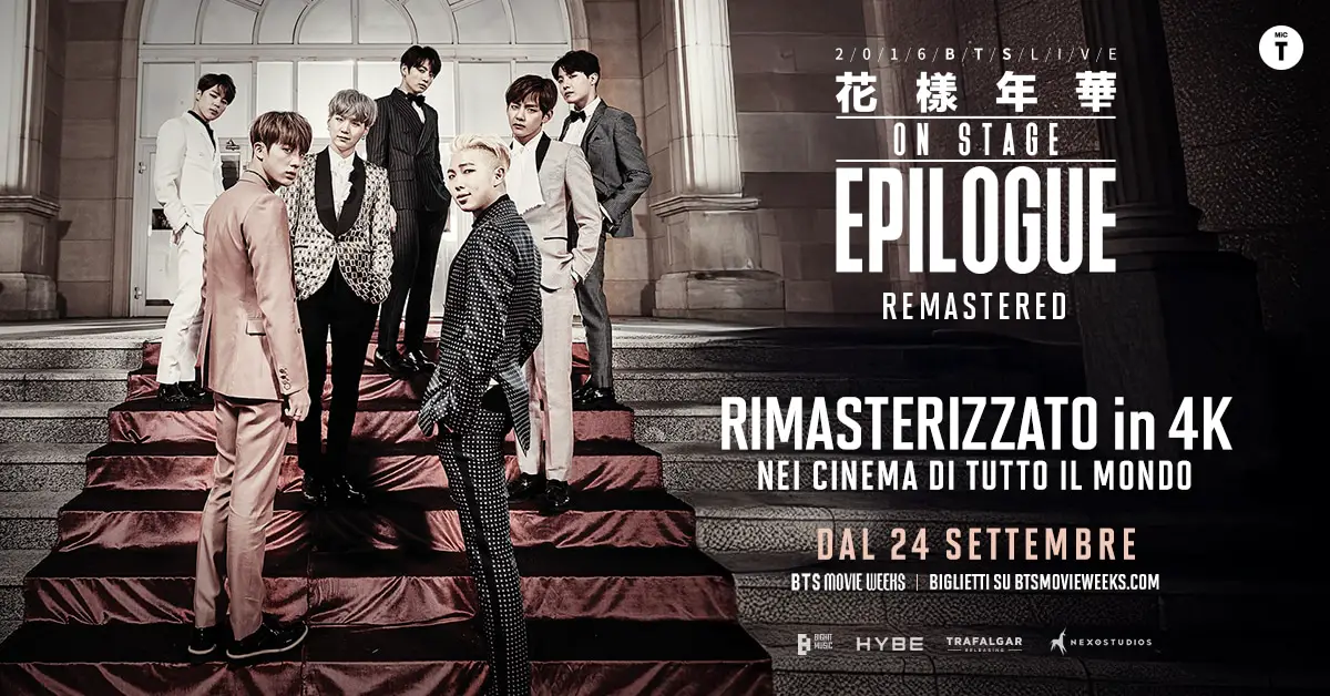 Bts movie weeks al cinema dal 24 settembre al 5 ottobre Bts movie weeks al cinema dal 24 settembre al 5 ottobre