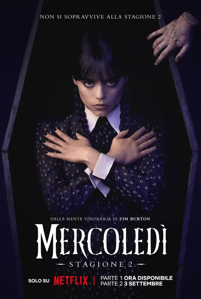 Mercoledì s2 nuovo poster