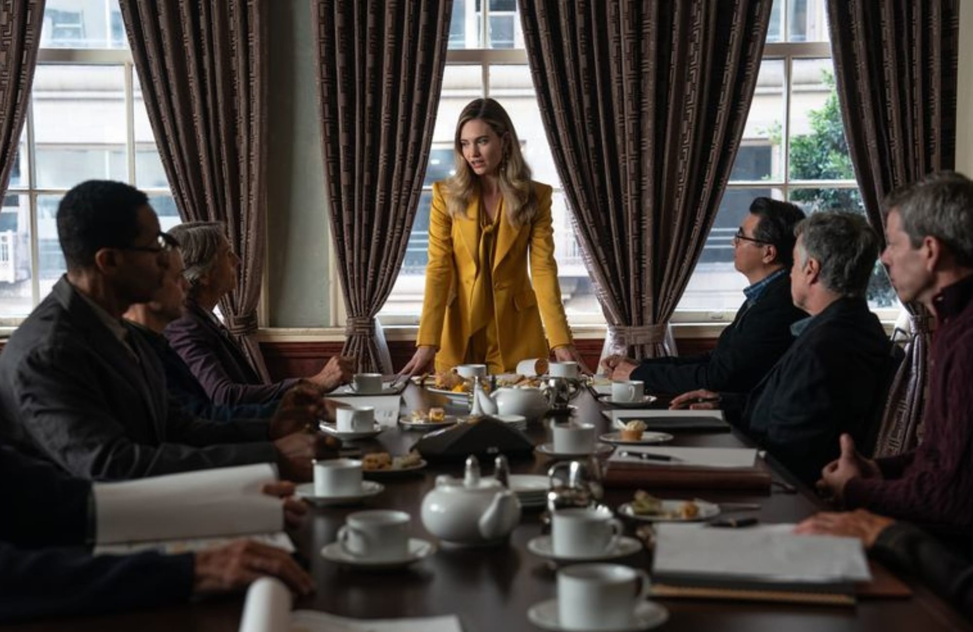 Swiped, scena del film con lily james