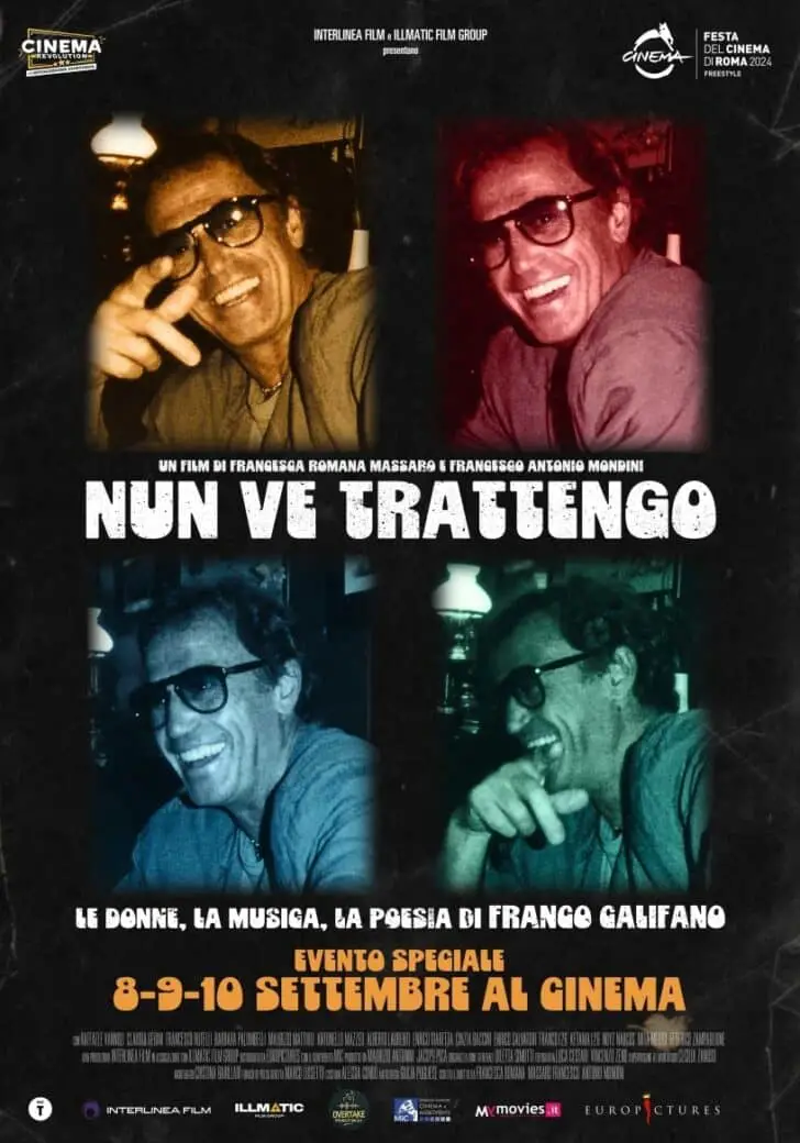 La prossima settimana al cinema Franco califano - nun ve trattengo