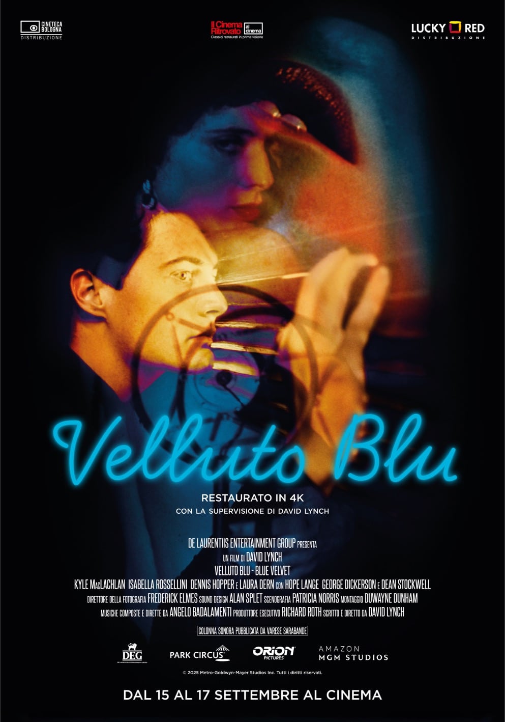 La prossima settimana al cinema Velluto blu