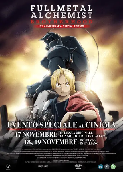 Fullmetal alchemist brotherhood poste