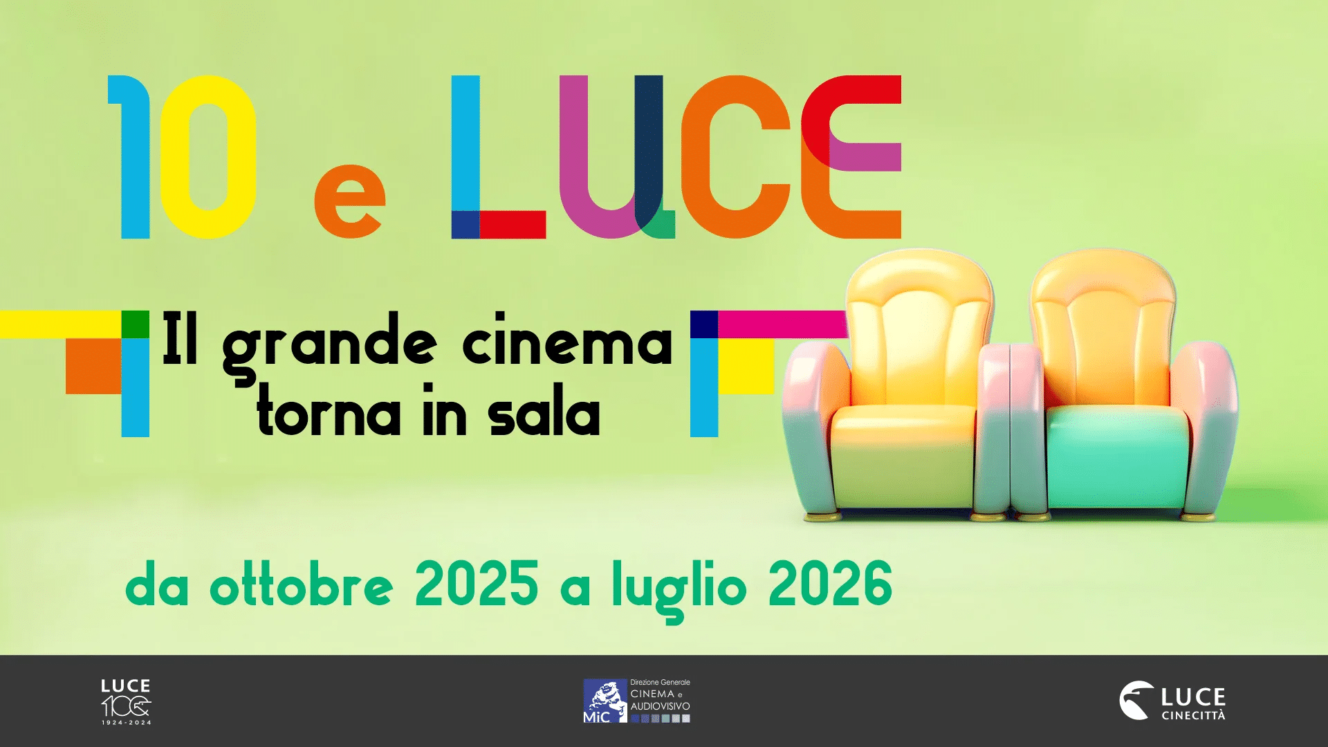 10 e luce: il grande cinema torna in sala