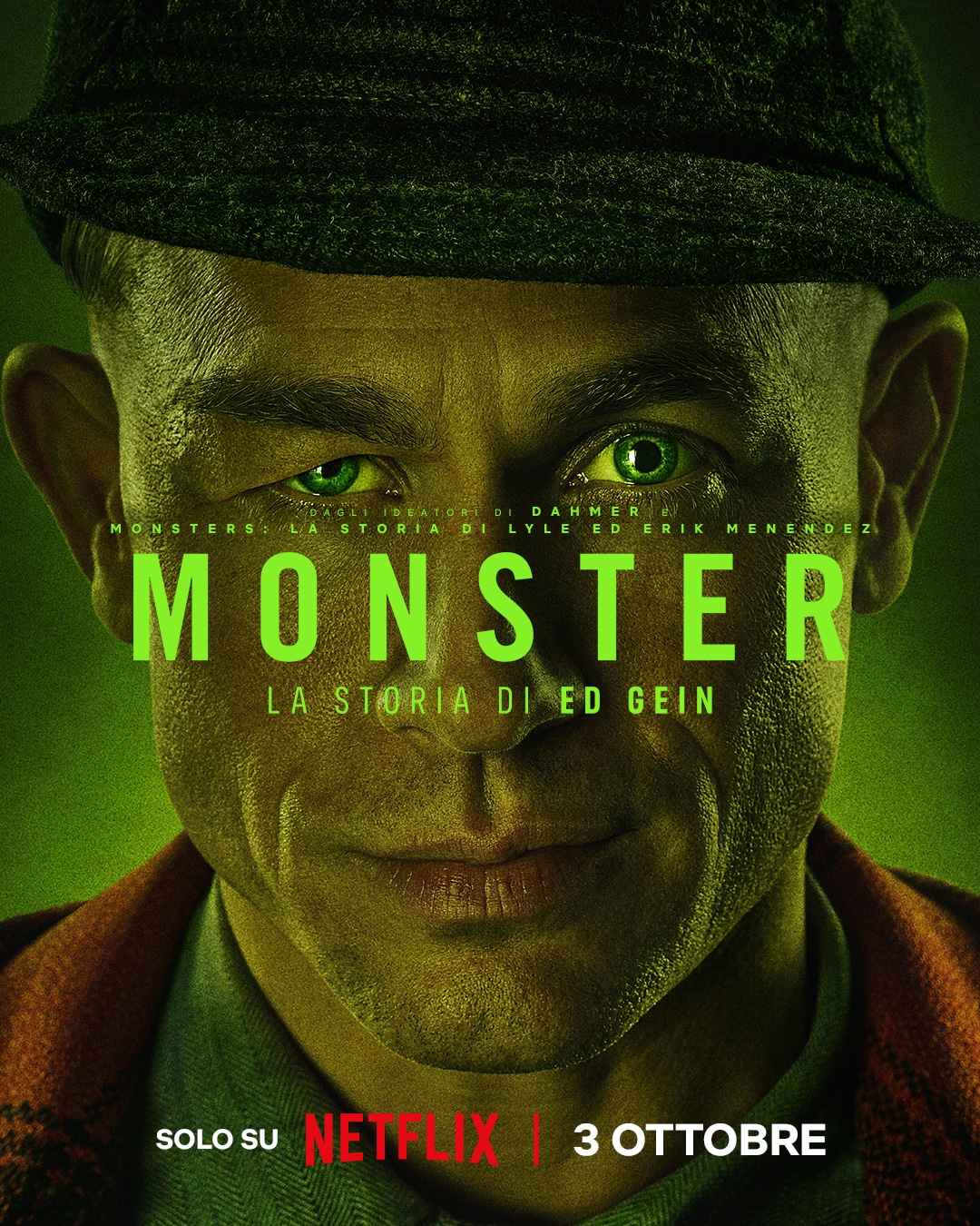 Monster: La storia di Ed Gein trailer e poster, dal 3 ottobre su Netflix