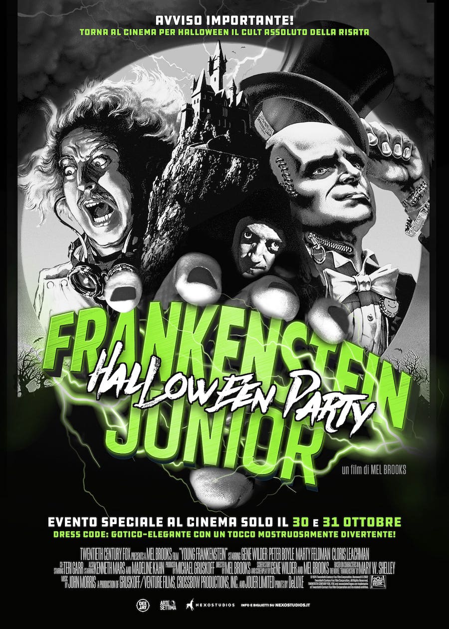 La prossima settimana al cinema Frankenstein junior