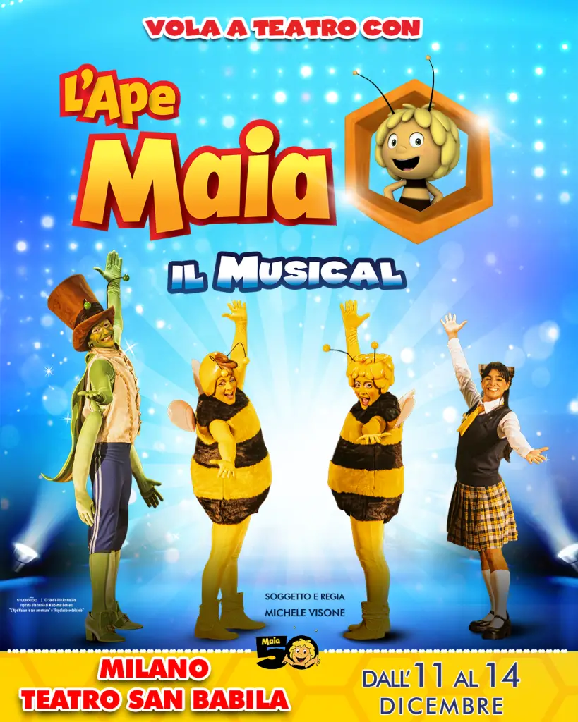 L'ape maia: influente spettacolo dall'11 dicembre L'ape maia: influente spettacolo dall'11 dicembre