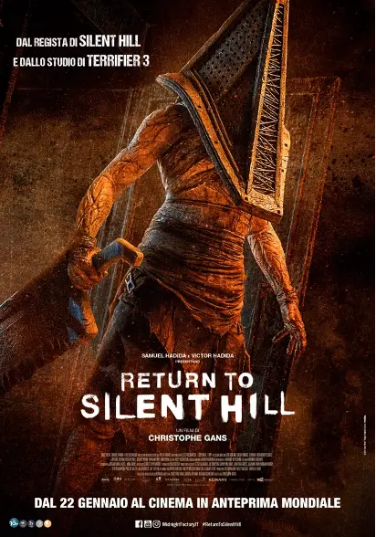 Return to silent hill poster ita