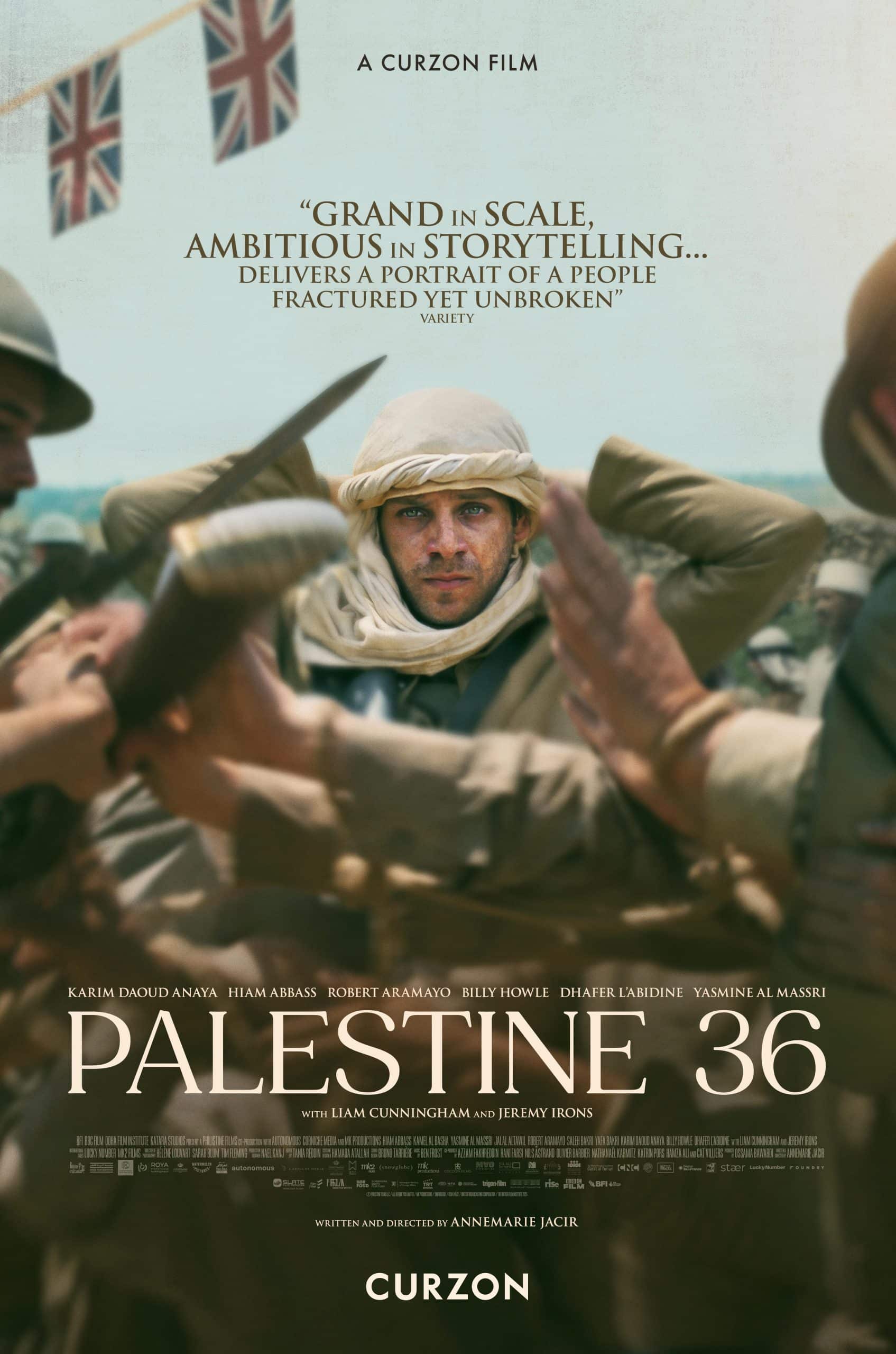 La prossima settimana al cinema Palestine 36