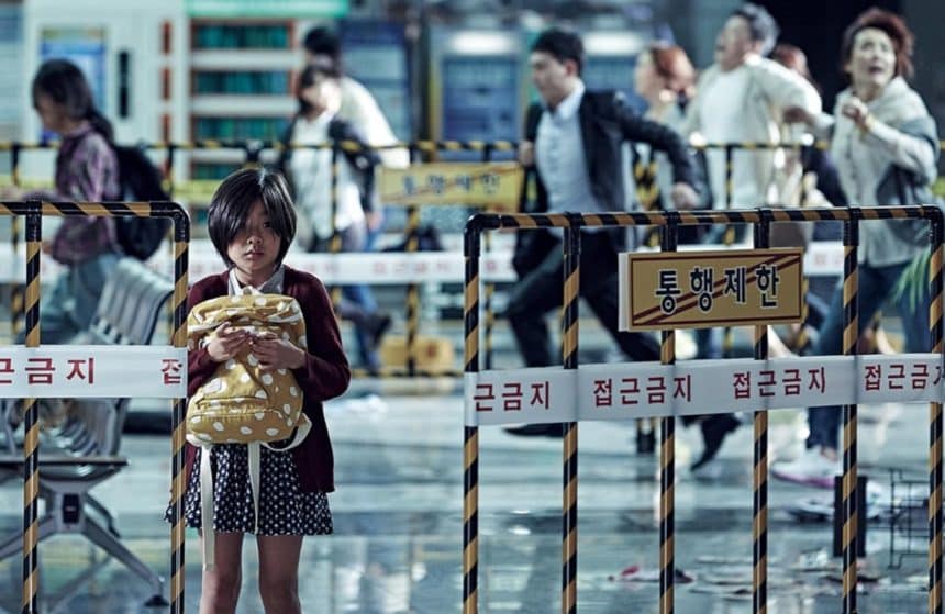 Seok-woo e Su-an in Train to Busan