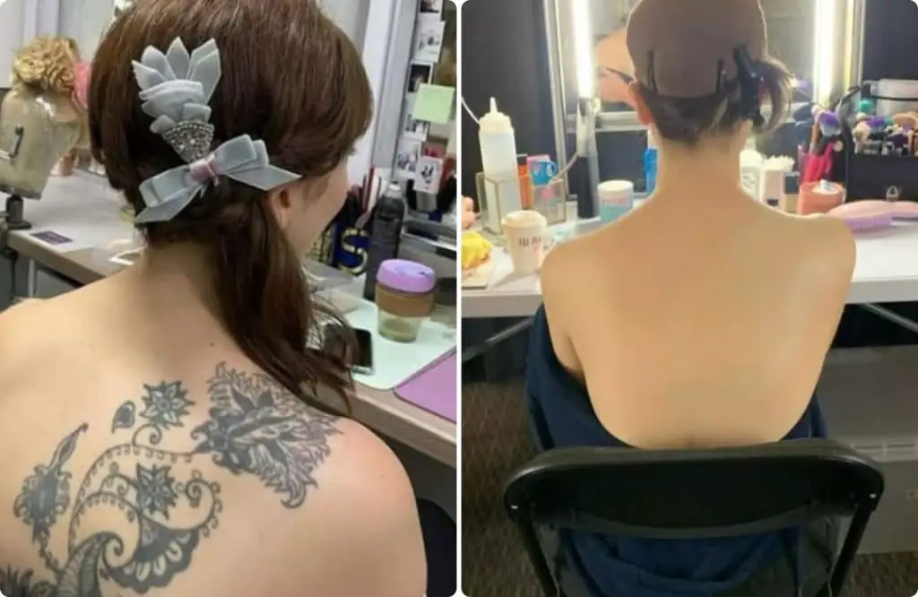 Claudia jessie di bridgerton svela un dettaglio: nessuno lo aveva mai visto prima Claudia jessie tatuaggio set bridgerton